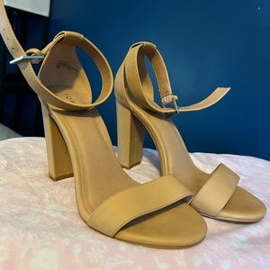 Nude Strappy Heels